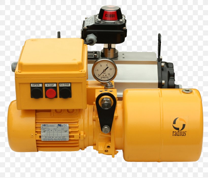 Valve Actuator Electro-hydraulic Actuator Control System, PNG, 1000x857px, Valve Actuator, Actuator, Compressor, Control System, Cylinder Download Free