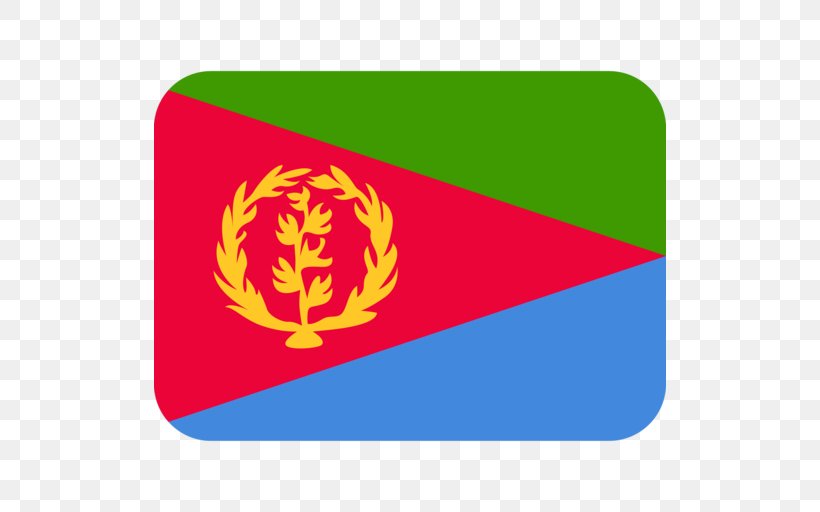 Flag Of Eritrea National Flag Rainbow Flag, PNG, 512x512px, Flag Of Eritrea, Emoji, Eritrea, Flag, Gallery Of Sovereign State Flags Download Free