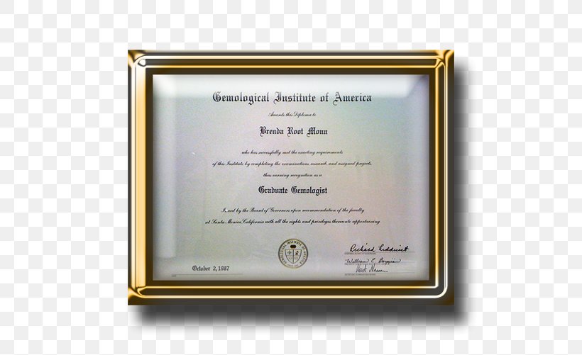 Jerry's Occoquan Jewelers Jewellery, PNG, 600x501px, Jewellery, Academic Certificate, Diploma, Directory, Picture Frame Download Free