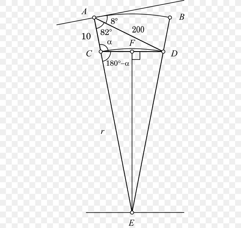 Triangle Drawing Point, PNG, 436x776px, Triangle, Area, Black And White, Diagram, Drawing Download Free