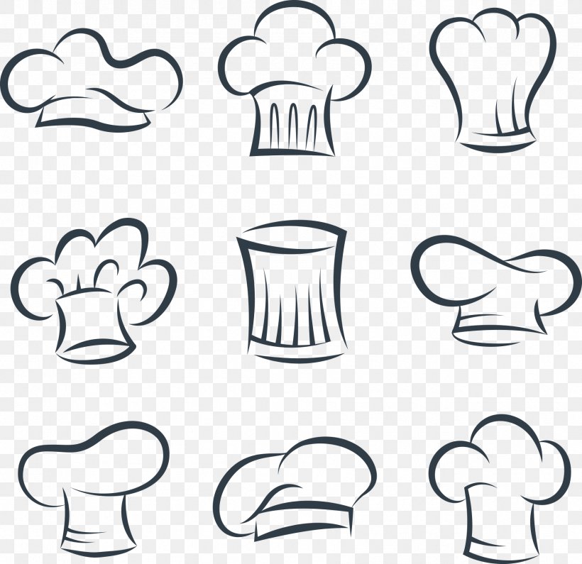 Cook Chefs Uniform Hat Euclidean Vector, PNG, 1789x1735px, Cook, Area, Artwork, Black And White, Bonnet Download Free