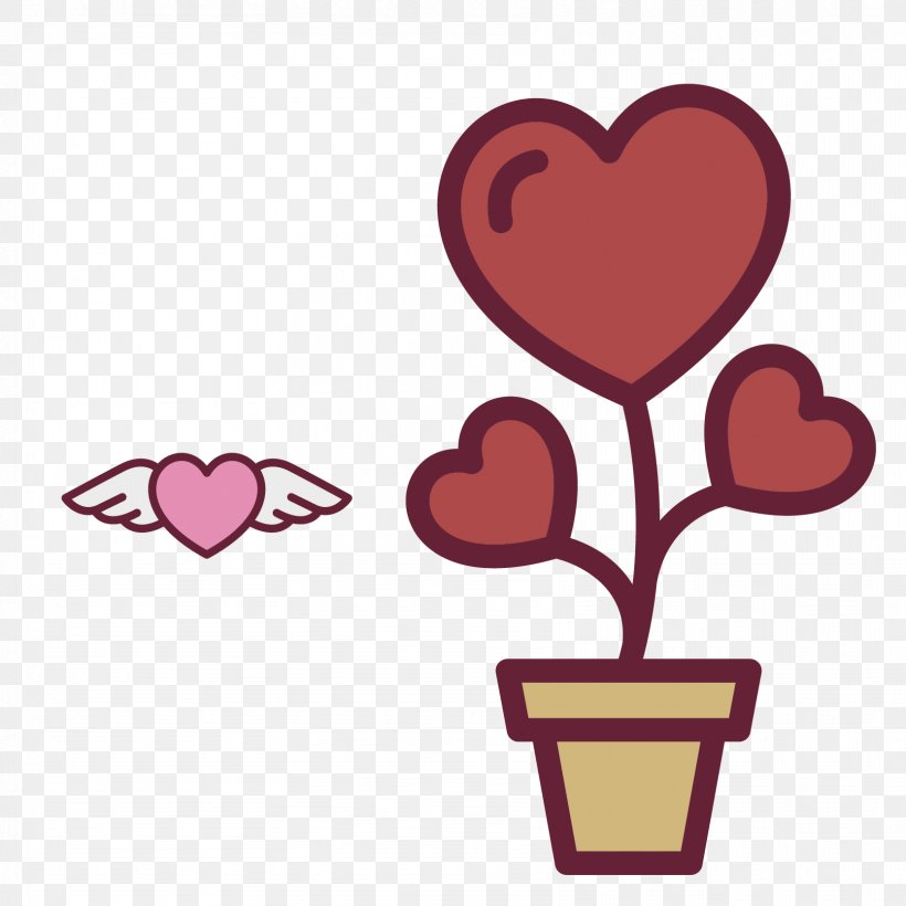 Heart Flower Icon, PNG, 1667x1667px, Watercolor, Cartoon, Flower, Frame, Heart Download Free