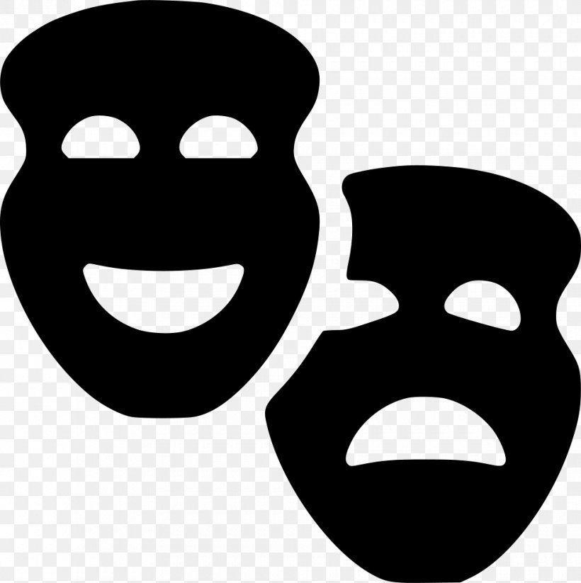Mask Theatre Headgear Clip Art, PNG, 980x984px, Mask, Black, Black And White, Business, Face Download Free