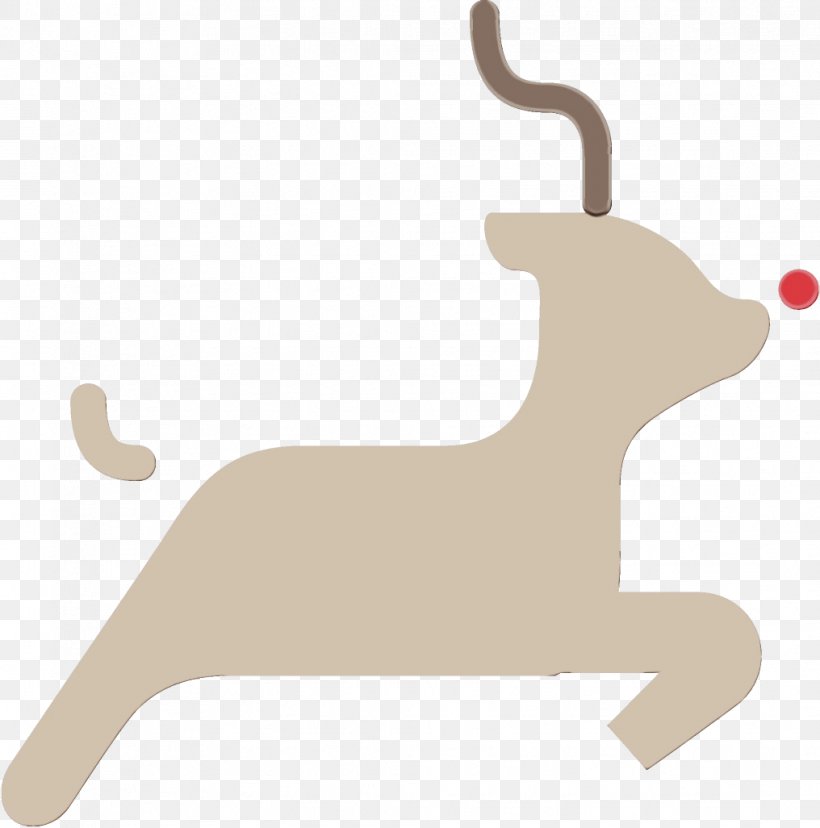 Reindeer, PNG, 1016x1026px, Watercolor, Deer, Fawn, Paint, Reindeer Download Free