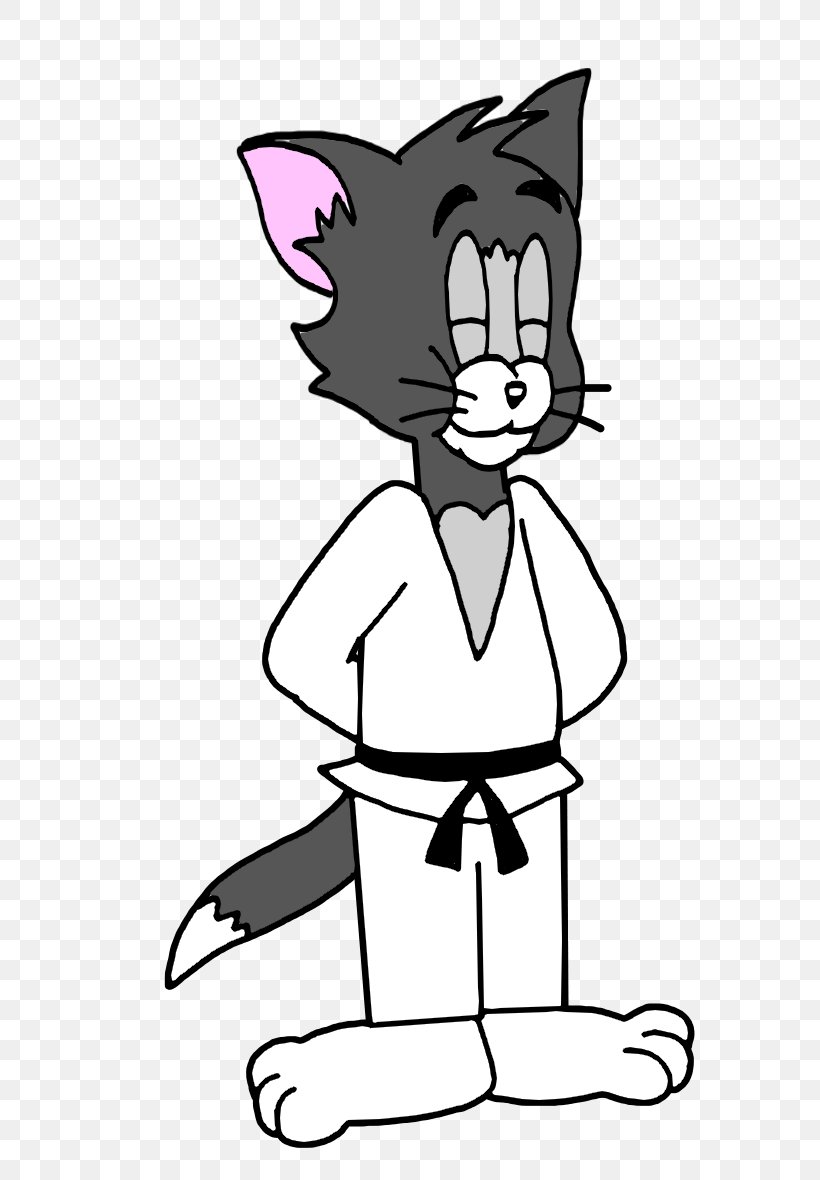 Tom And Jerry Judo Drawing Martial Arts Clip Art, PNG, 668x1180px, Tom And Jerry, Art, Artwork, Black, Black And White Download Free