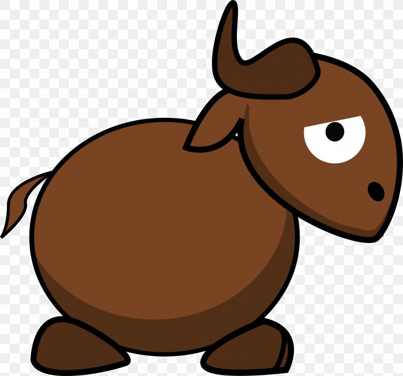 Wildebeest GNU Cartoon Clip Art, PNG, 2400x2243px, Wildebeest, Art, Cartoon, Cattle Like Mammal, Domestic Rabbit Download Free