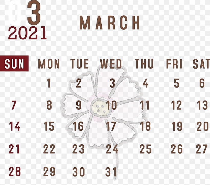 March 2021 Printable Calendar March 2021 Calendar 2021 Calendar, PNG, 3000x2646px, 2021 Calendar, March 2021 Printable Calendar, Calendar System, Geometry, Human Body Download Free