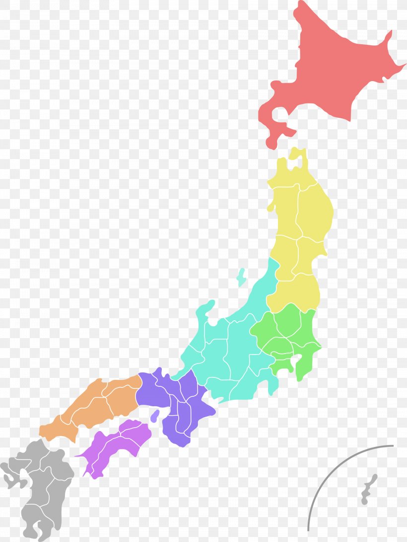 Prefectures Of Japan World Map Clip Art, PNG, 1804x2400px, Japan, Area, Border, Geography, Japanese Maps Download Free