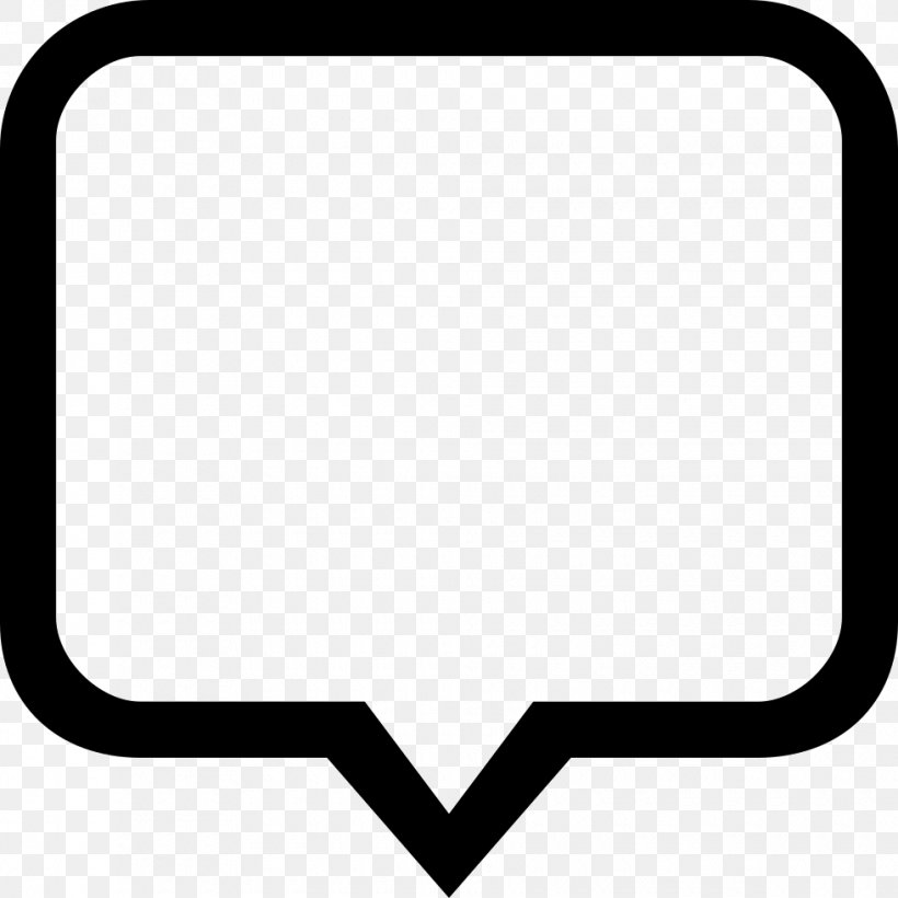 Rectangle Speech Balloon Symbol, PNG, 980x980px, Rectangle, Area, Black, Black And White, Bubble Download Free