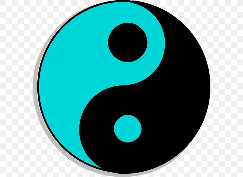 Yin And Yang Symbol Clip Art, PNG, 600x595px, Yin And Yang, Aqua, Flag Of South Korea, Green, Symbol Download Free