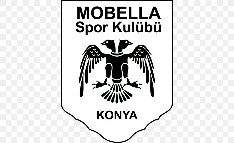 Mobellaspor Konya Logo Football Font, PNG, 500x500px, Konya, Area, Beak, Bird, Black Download Free