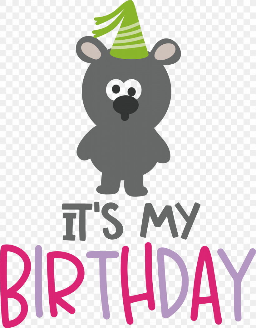 Birthday My Birthday, PNG, 2341x3000px, Birthday, Bears, Biology, Cartoon, Dog Download Free