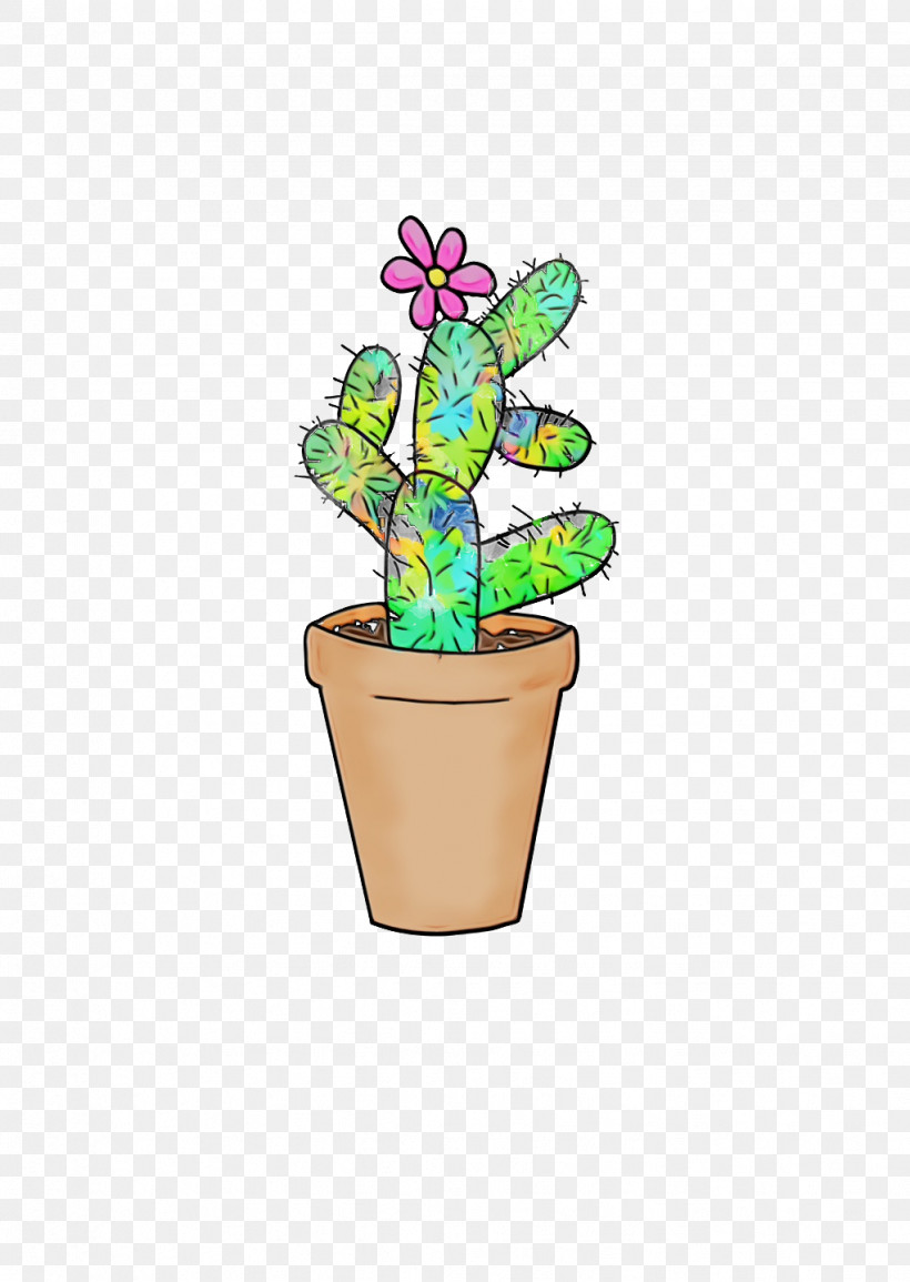 Cactus, PNG, 1022x1440px, Watercolor, Cactus, Flower, Flowerpot, Mtree Download Free