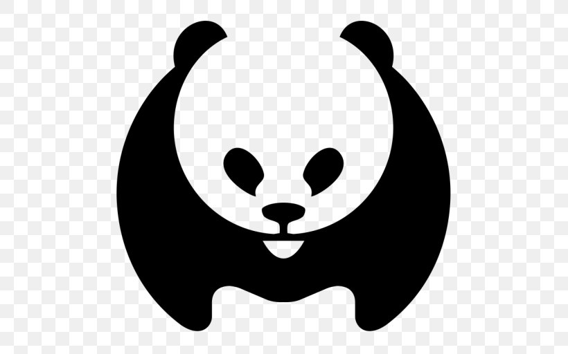 Giant Panda Bear Clip Art, PNG, 512x512px, Giant Panda, Artwork, Bear, Black, Black And White Download Free