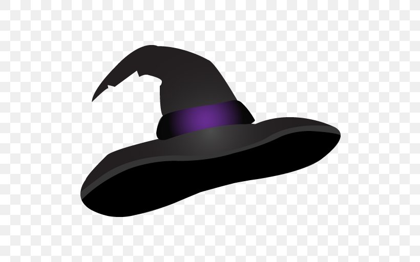 Witch Hat Halloween Clip Art, PNG, 512x512px, Witch Hat, Cap, Clothing, Halloween, Hat Download Free