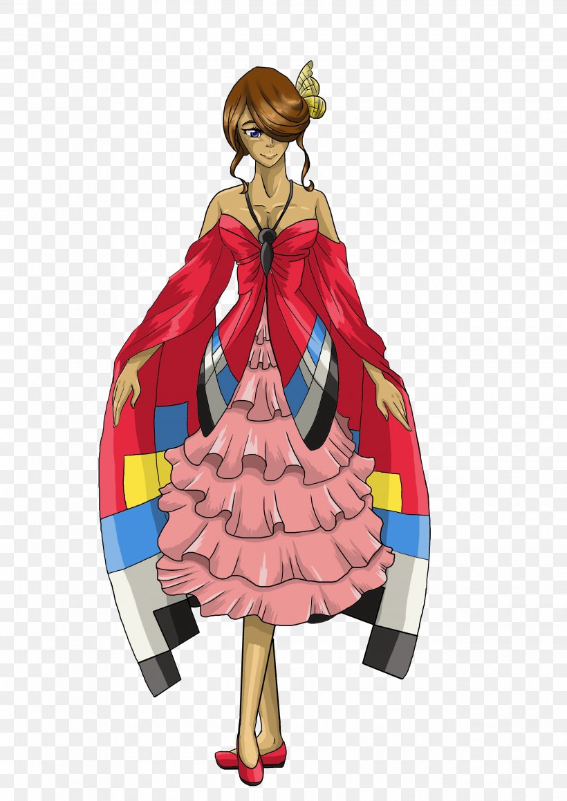 Costume Design Character Figurine Fiction, PNG, 2480x3508px, Watercolor, Cartoon, Flower, Frame, Heart Download Free