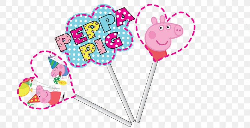Pink M Party Heart Peppa Pig Font, PNG, 1600x822px, Pink M, Heart, Party, Peppa Pig, Pink Download Free
