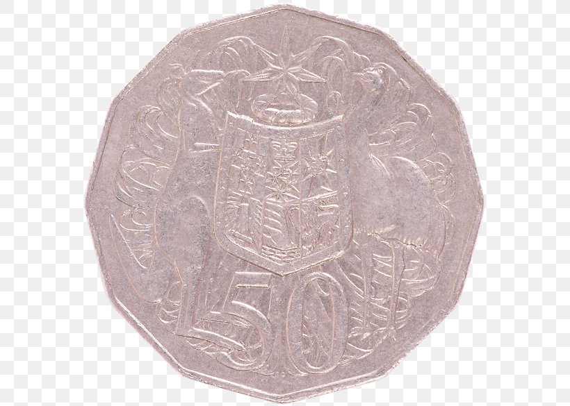 Silver Australian Fifty-cent Coin Australians, PNG, 583x585px, Silver, Artifact, Australia, Australian Fiftycent Coin, Australians Download Free