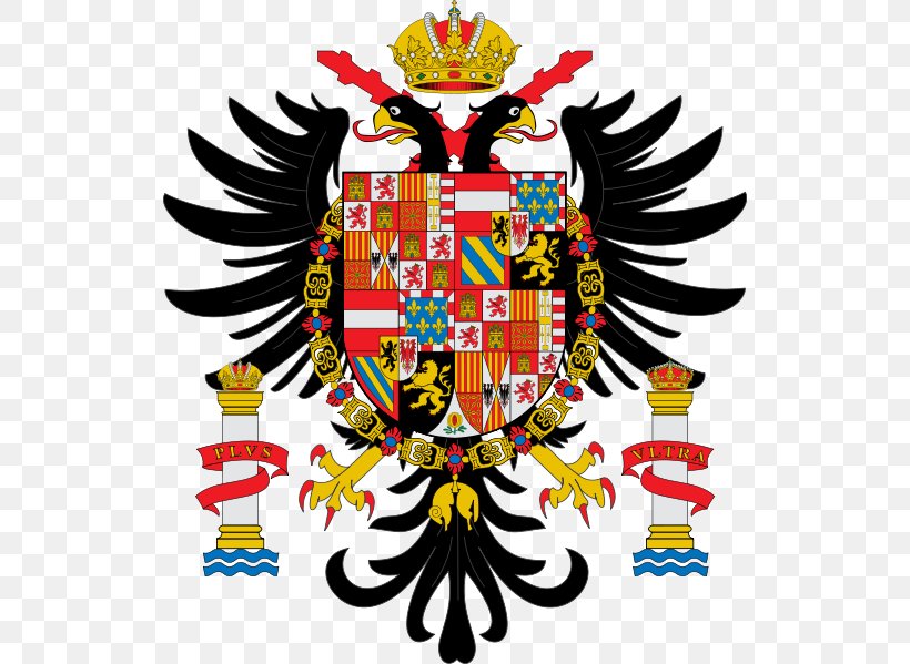 Spanish Empire Coat Of Arms Of Spain Coat Of Arms Of Charles V, Holy Roman Emperor Escutcheon, PNG, 526x599px, Spanish Empire, Art, Catholic Monarchs, Charles Ii Of Spain, Charles V Download Free