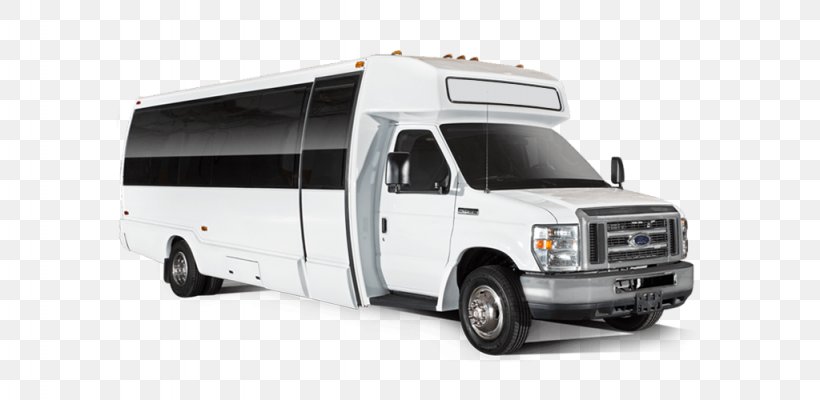 Airport Bus Luxury Vehicle Ford E-Series Limousine, PNG, 1024x500px, Bus, Airport Bus, Automotive Exterior, Automotive Lighting, Brand Download Free