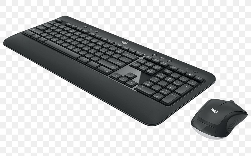 Computer Keyboard Computer Mouse Wireless Keyboard Logitech USB, PNG, 800x510px, Computer Keyboard, Computer, Computer Component, Computer Mouse, Desktop Computers Download Free