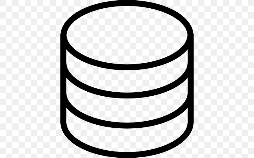 Database, PNG, 512x512px, Database, Auto Part, Big Data, Black, Black And White Download Free