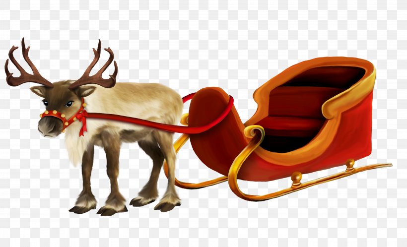Santa Claus Village Rudolph Reindeer Sled, PNG, 3600x2187px, Santa Claus Village, Antler, Chariot, Christmas, Christmas Village Download Free
