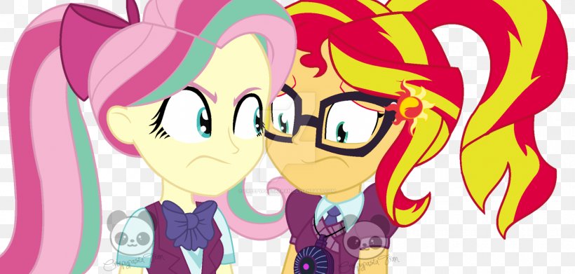Sunset Shimmer Twilight Sparkle Rarity My Little Pony: Equestria Girls, PNG, 1600x764px, Watercolor, Cartoon, Flower, Frame, Heart Download Free