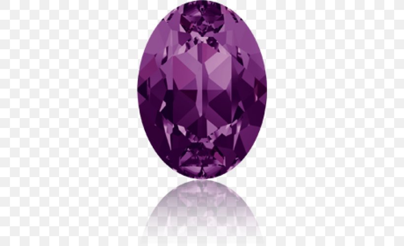 Amethyst Swarovski AG Gemstone Jewellery Oval, PNG, 500x500px, Amethyst, Bead, Chain, Crystal, Facet Download Free