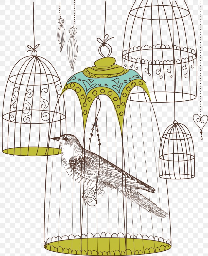 Bird Clip Art, PNG, 3904x4812px, Bird, Area, Birdcage, Cage, Captivity Download Free