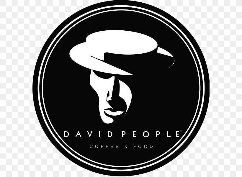 David People Coffee & Food Logo Vector Graphics David People Cafe, PNG, 600x600px, Logo, Black And White, Brand, Emblem, Logos Download Free