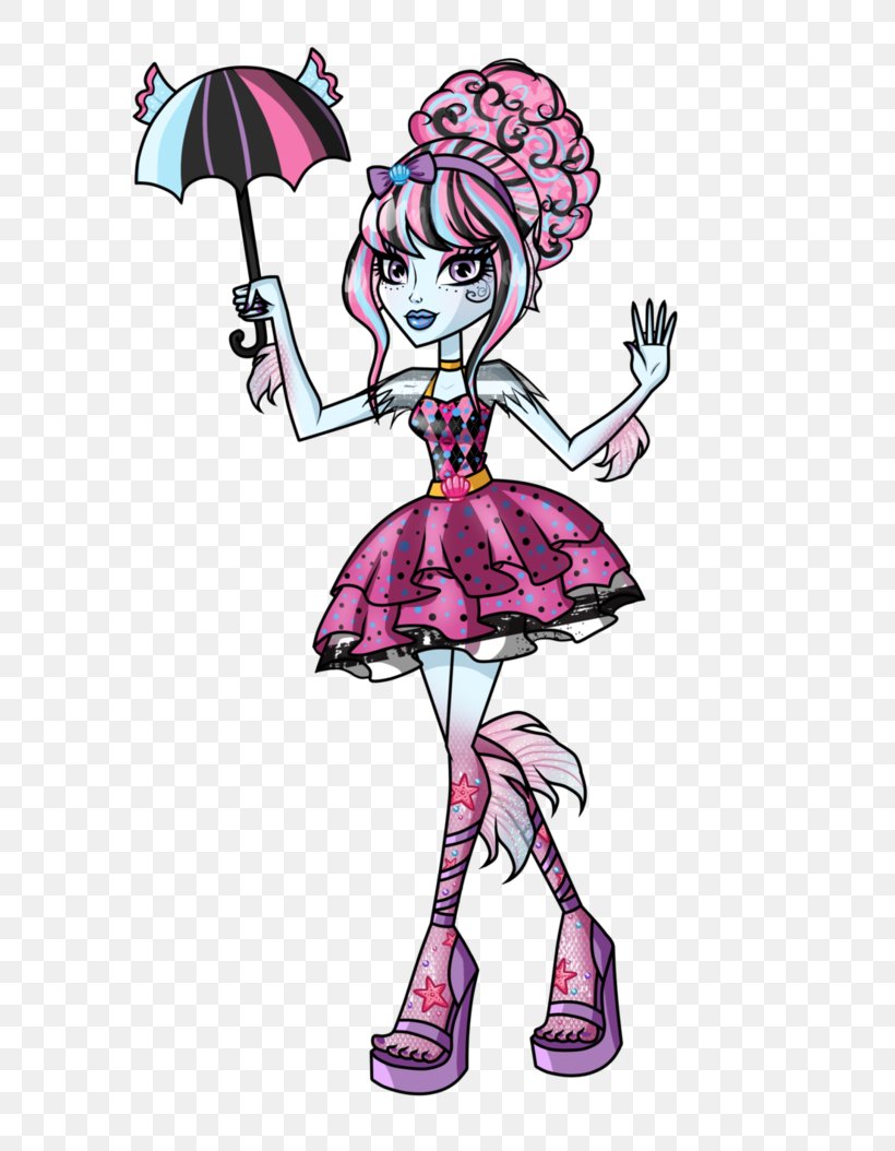 Monster High Art Frankie Stein Doll Freak, PNG, 759x1054px, Watercolor, Cartoon, Flower, Frame, Heart Download Free