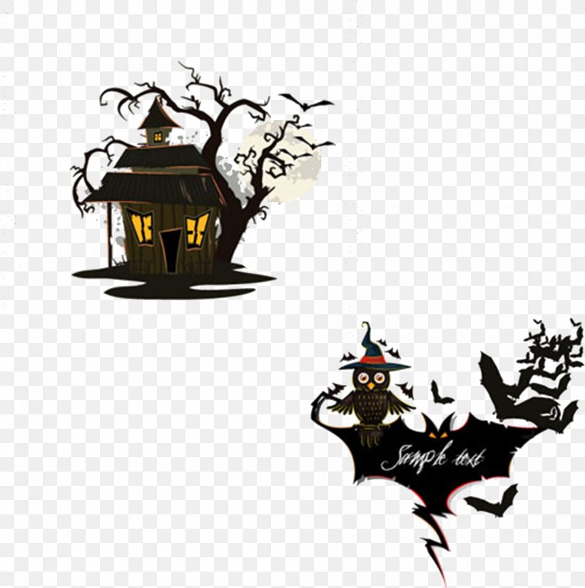 Vector Graphics Halloween Illustration Clip Art, PNG, 2002x2010px, Halloween, Branch, Cartoon, Haunted House, Jackolantern Download Free