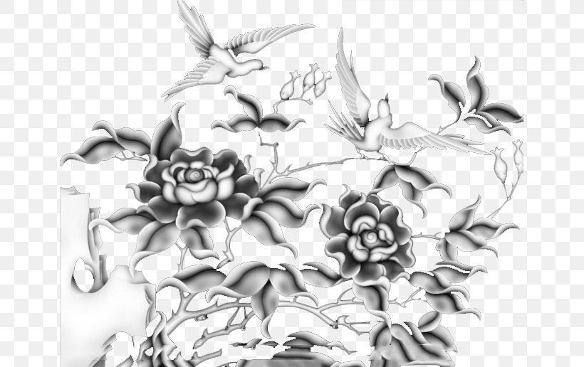Rosa Chinensis Flower Grayscale, PNG, 650x516px, Black And White, Drawing, Flower, Google Images, Grayscale Download Free