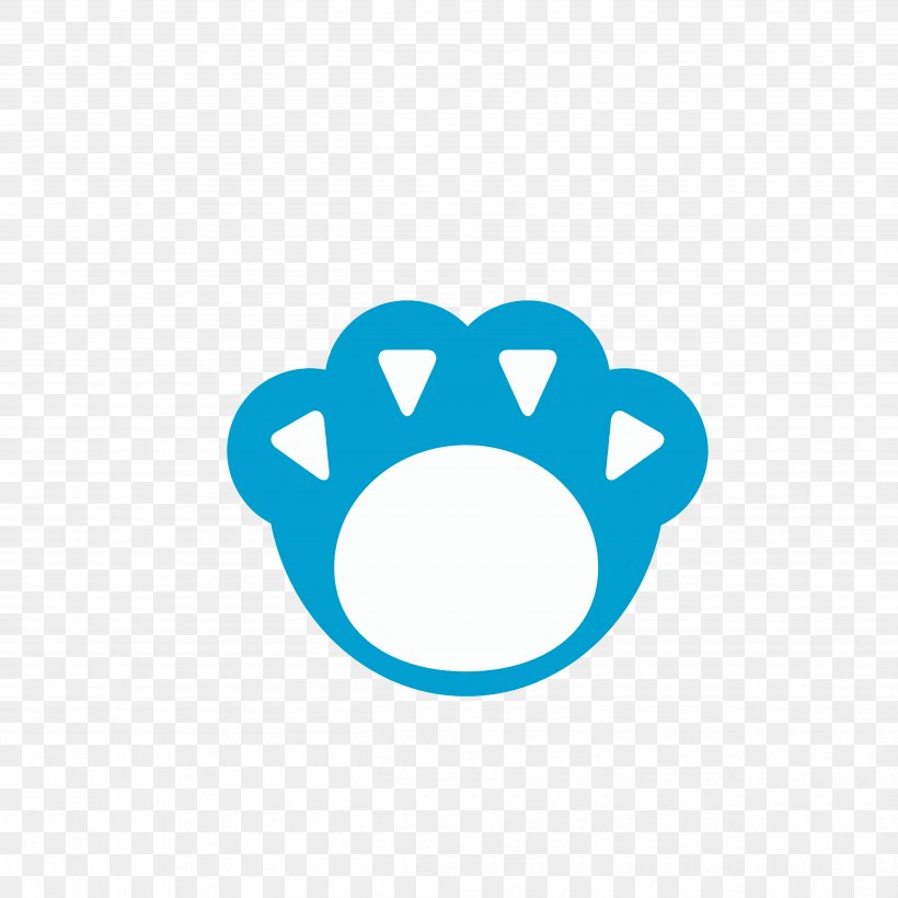 Cat Claw Icon, PNG, 5000x5000px, Cat, Aqua, Area, Blue, Cat Claw Download Free