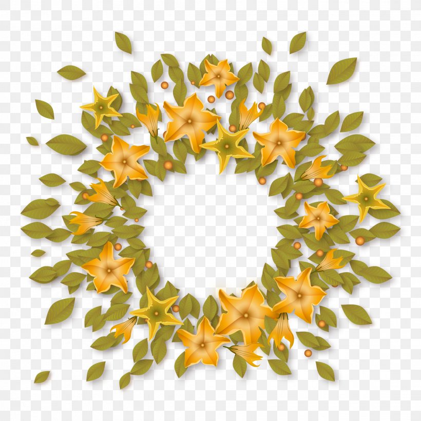 Euclidean Vector Download Leaf, PNG, 2222x2222px, Leaf, Autumn, Floral Design, Flower, Orange Download Free
