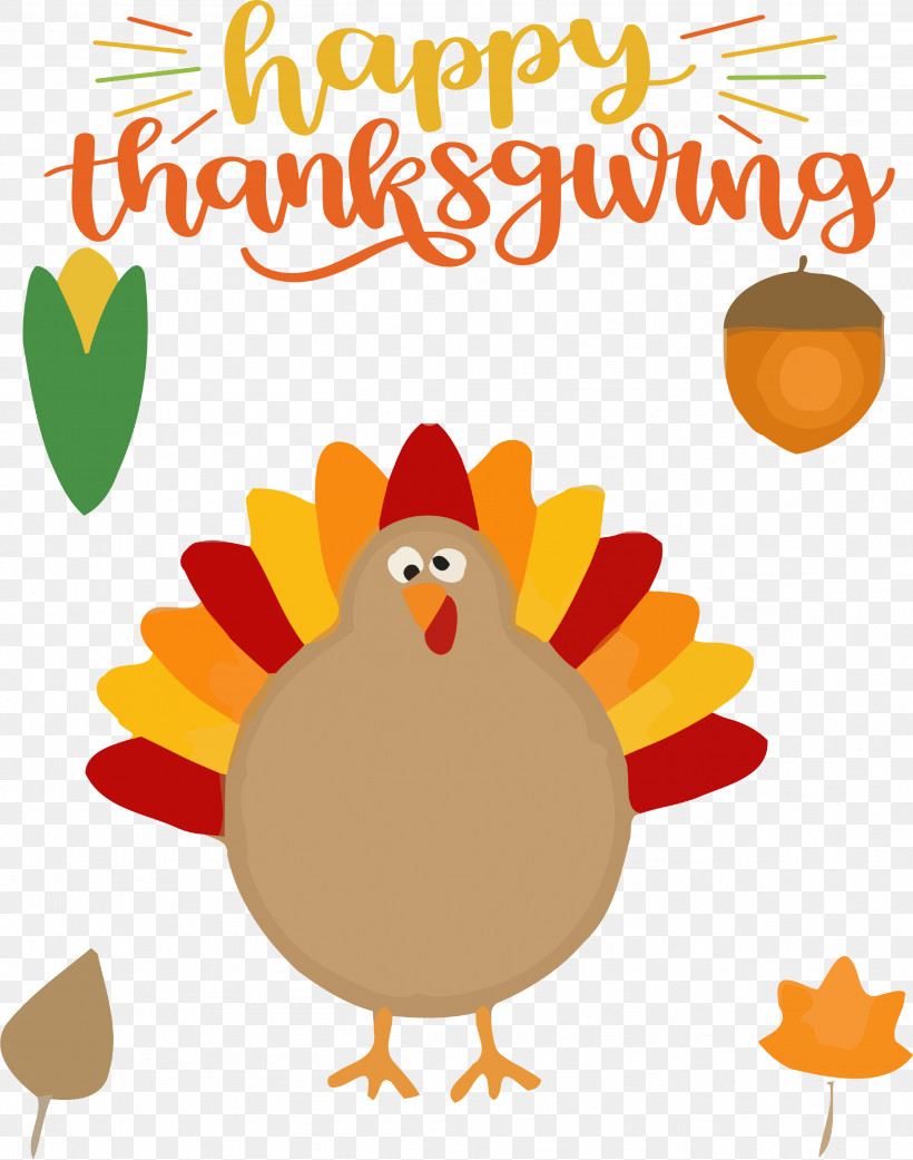Happy Thanksgiving Turkey, PNG, 2611x3315px, Happy Thanksgiving, Beak, Biology, Cartoon, Geometry Download Free