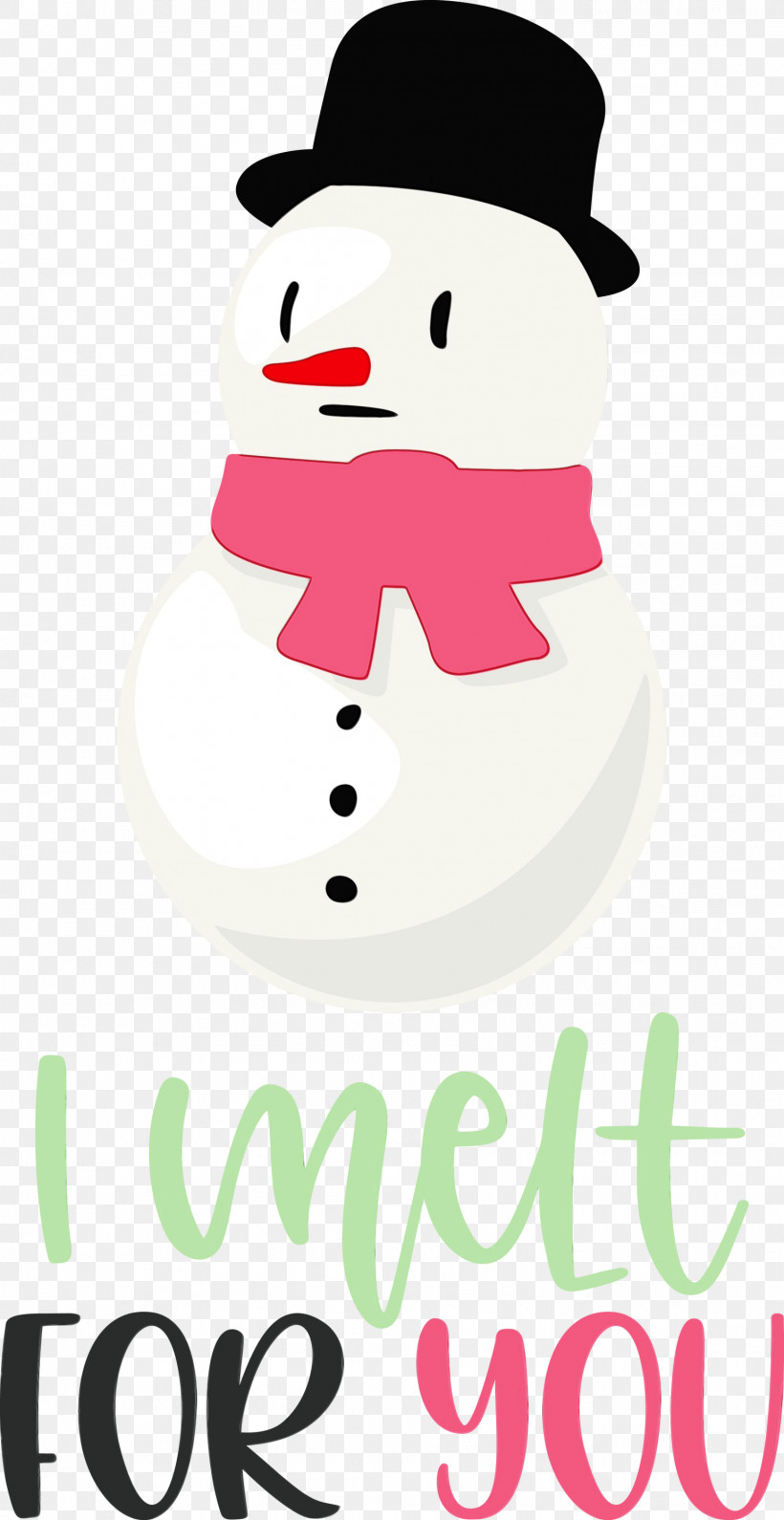 Snowman, PNG, 1547x3000px, I Melt For You, Cartoon, Drawing, Motion Graphics, Paint Download Free