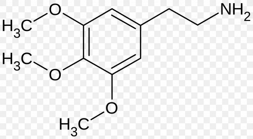 Mescaline Structural Formula Peyote Chemical Formula Molecular Formula, PNG, 1024x564px, Mescaline, Alkaloid, Area, Black And White, Brand Download Free