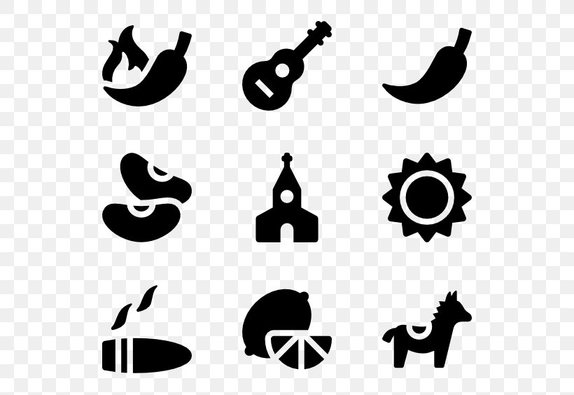 Mexican Cuisine Symbol Clip Art, PNG, 600x564px, Mexican Cuisine, Black, Black And White, Brand, Logo Download Free