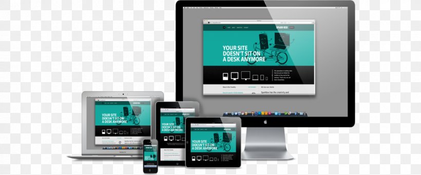 Responsive Web Design Web Development Mobile Web, PNG, 1200x500px, Responsive Web Design, Brand, Communication, Communication Device, Display Advertising Download Free