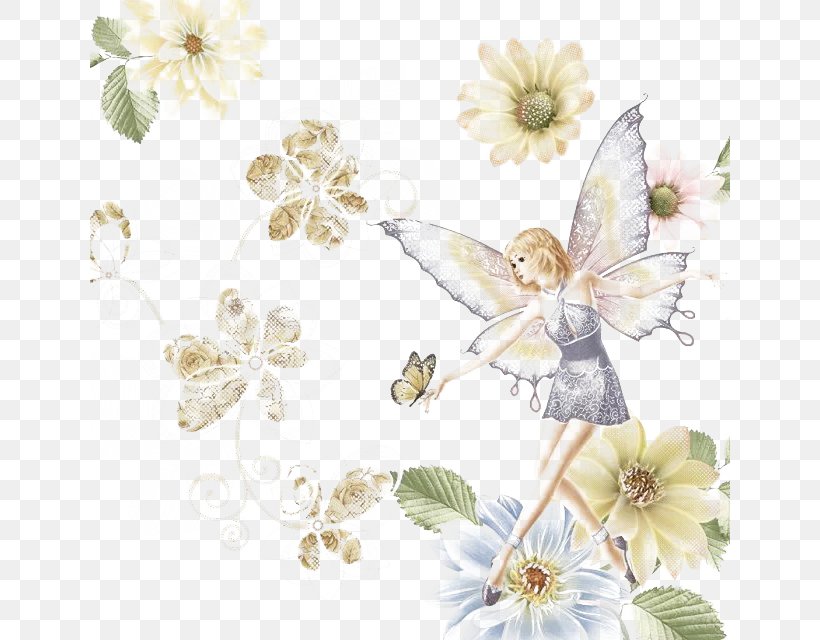 Butterfly Fairy Floral Design, PNG, 640x640px, Butterfly Fairy, Android, Cut Flowers, Designer, Fairy Download Free