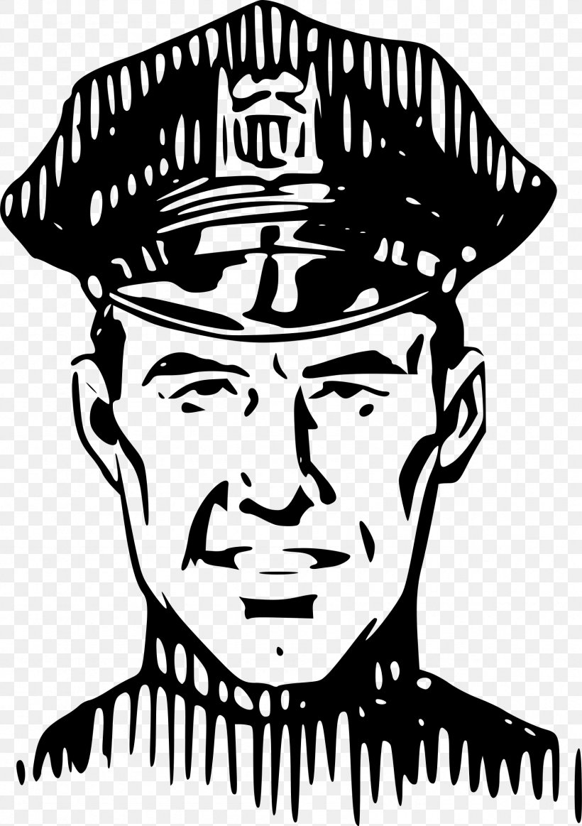 Police Officer Clip Art, PNG, 1692x2400px, Police Officer, Artwork, Black And White, Facial Hair, Hat Download Free