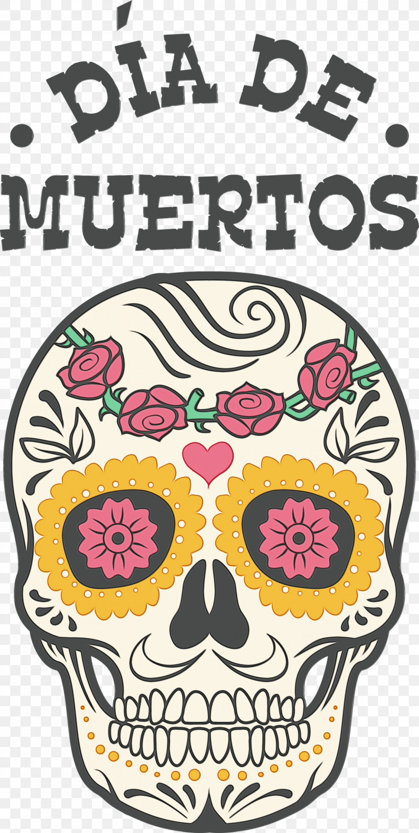 Skull And Crossbones, PNG, 1511x3000px, Day Of The Dead, Calavera, Dia De Los Muertos, Human Skull, La Calavera Catrina Download Free