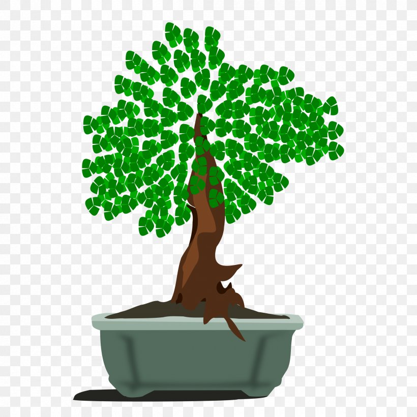 Tree Bonsai Clip Art, PNG, 2400x2400px, Tree, Art, Bonsai, Flowerpot, Garden Download Free