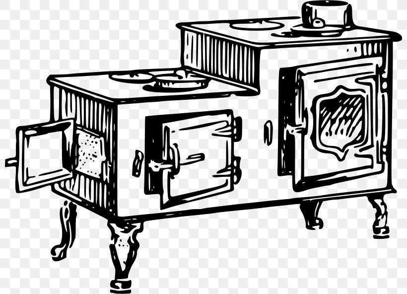 Cooking Ranges Rocket Stove Clip Art, PNG, 800x592px, Cooking Ranges, Black And White, Cook Stove, Drawing, Exhaust Hood Download Free