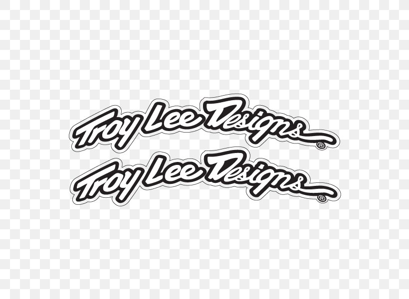 Decal Sticker Troy Lee Designs Motorcycle Logo, PNG, 600x600px, Decal, Adhesive, Adhesive Tape, Area, Black And White Download Free
