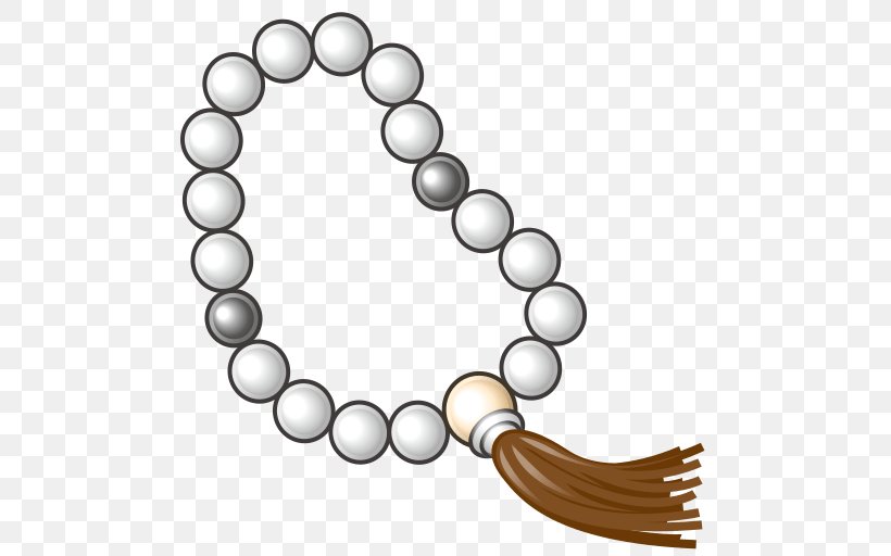 Emojipedia Prayer Beads Rosary Sticker, PNG, 512x512px, Emoji, Bead, Body Jewelry, Clothing Accessories, Dhikr Download Free