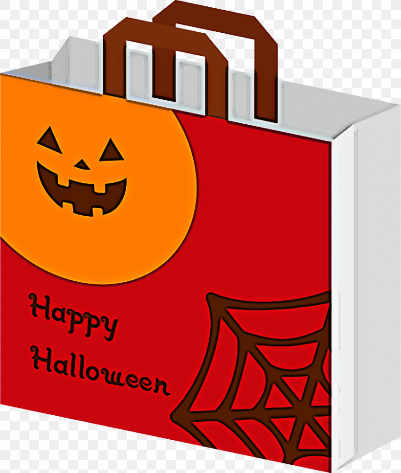 Halloween Gift Bag Shopping Bag Halloween Sales, PNG, 868x1024px, Halloween Gift Bag, Halloween Sales, Logo, Orange, Packaging And Labeling Download Free