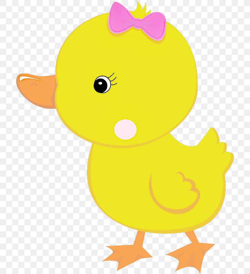 Yellow Duck Cartoon Ducks, Geese And Swans Bird, PNG, 714x900px, Yellow, Bird, Cartoon, Duck, Ducks Geese And Swans Download Free
